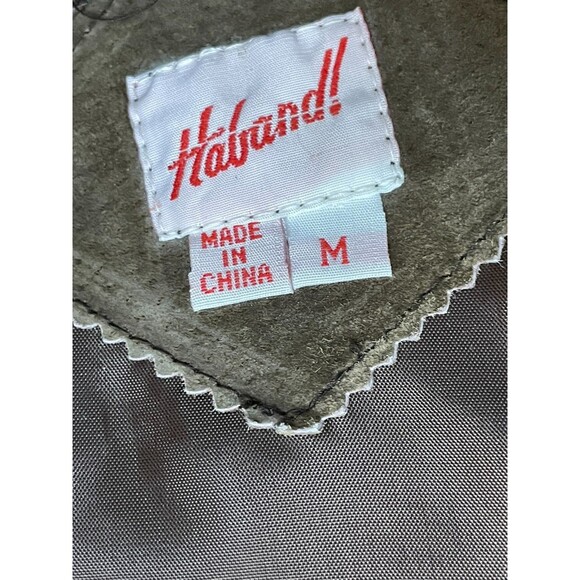 Haband Women's M Brown Vest Leather Biker Western Cowgirl Comfort Hippie Vintage - Picture 7 of 9